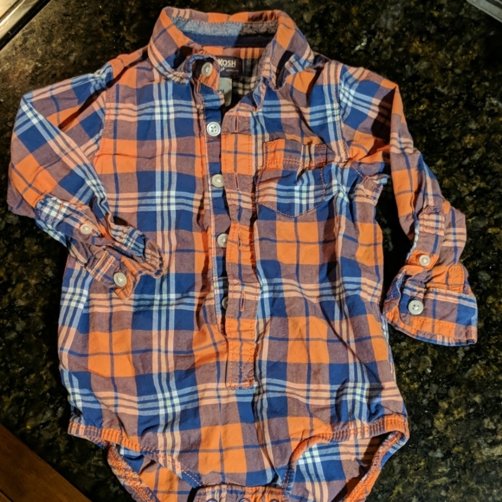 24 month Oshkosh Plaid shirt